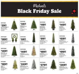 Preview Michaels Black Friday valid from 11/21/2025