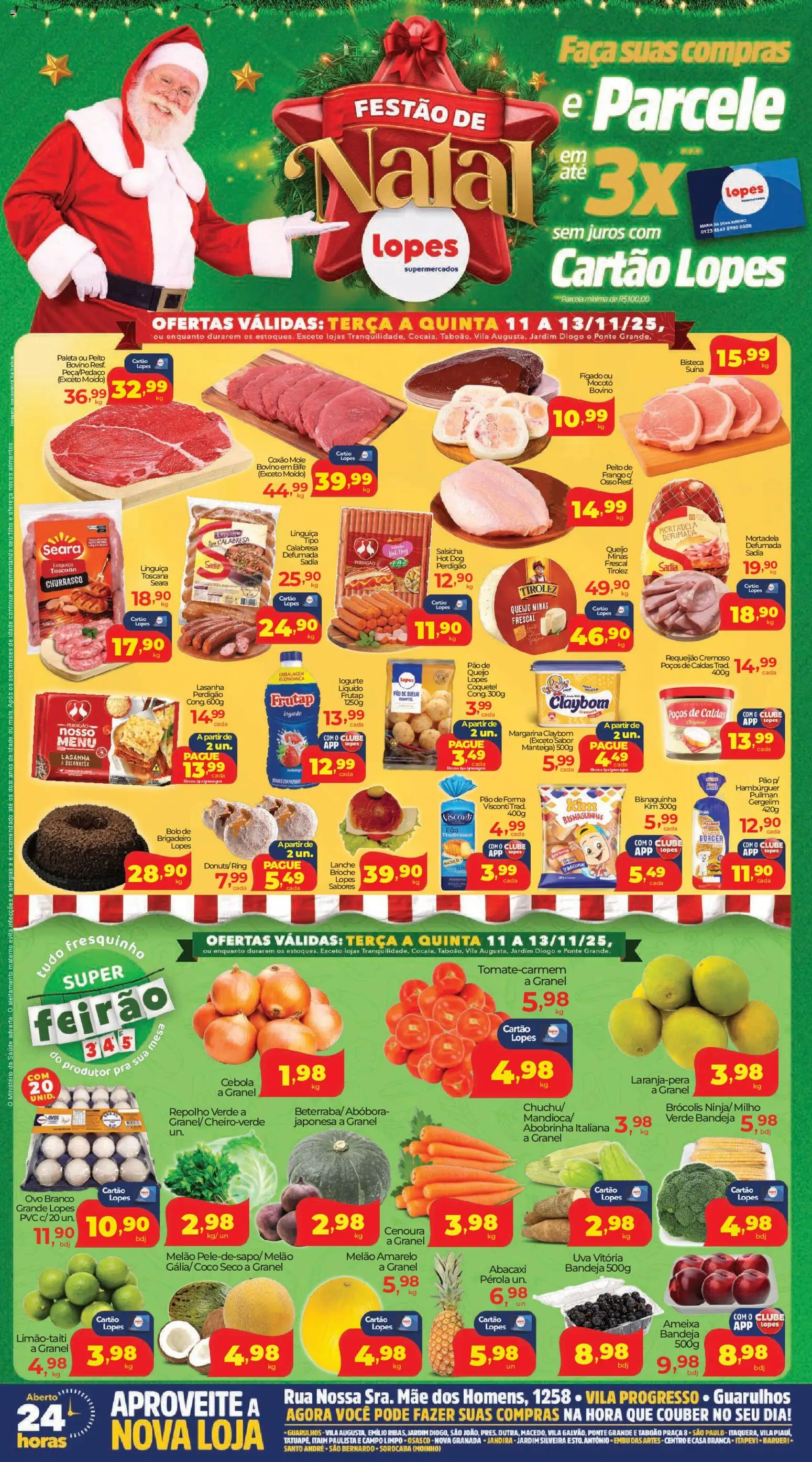 Lopes Supermercados - Ofertas da semana - página 1- válido a partir de 11/11/2025
