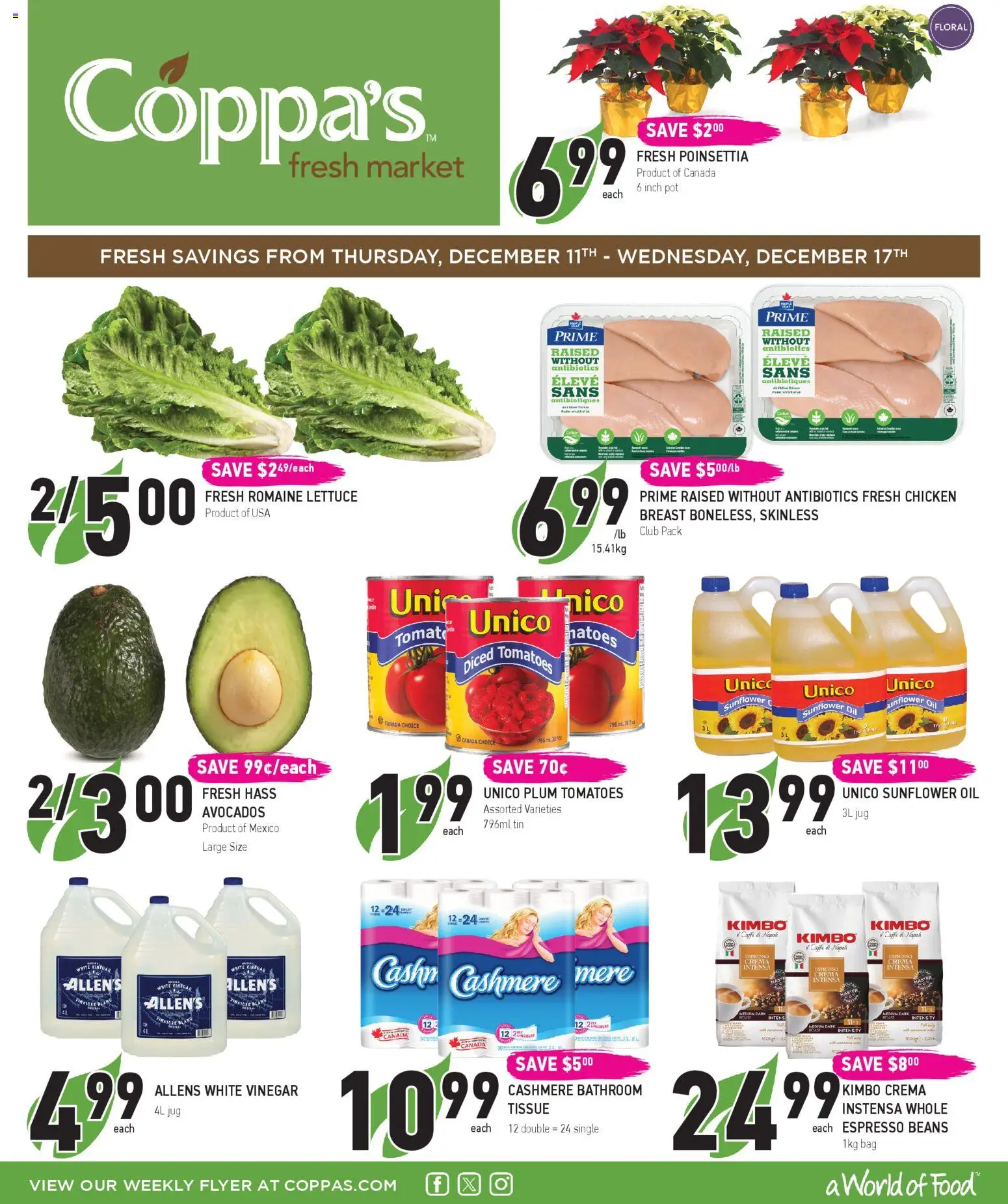 Coppas Fresh Market weekly flyer / circulaire - page 1- valid from Dec 11, 2025