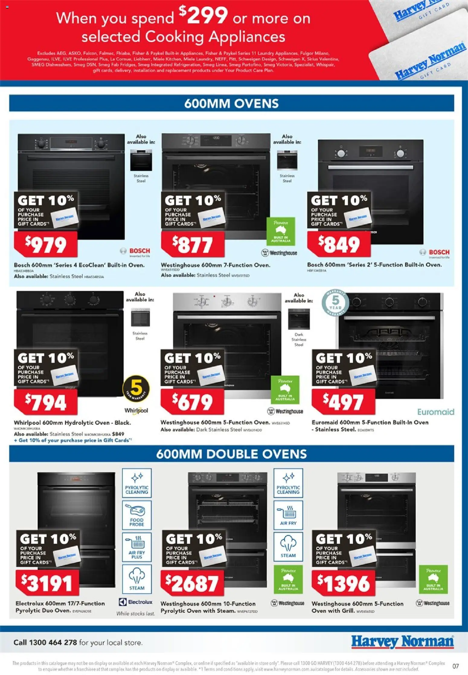 Harvey Norman Cooking Gift Card - page 7- valid from 20/02/2026