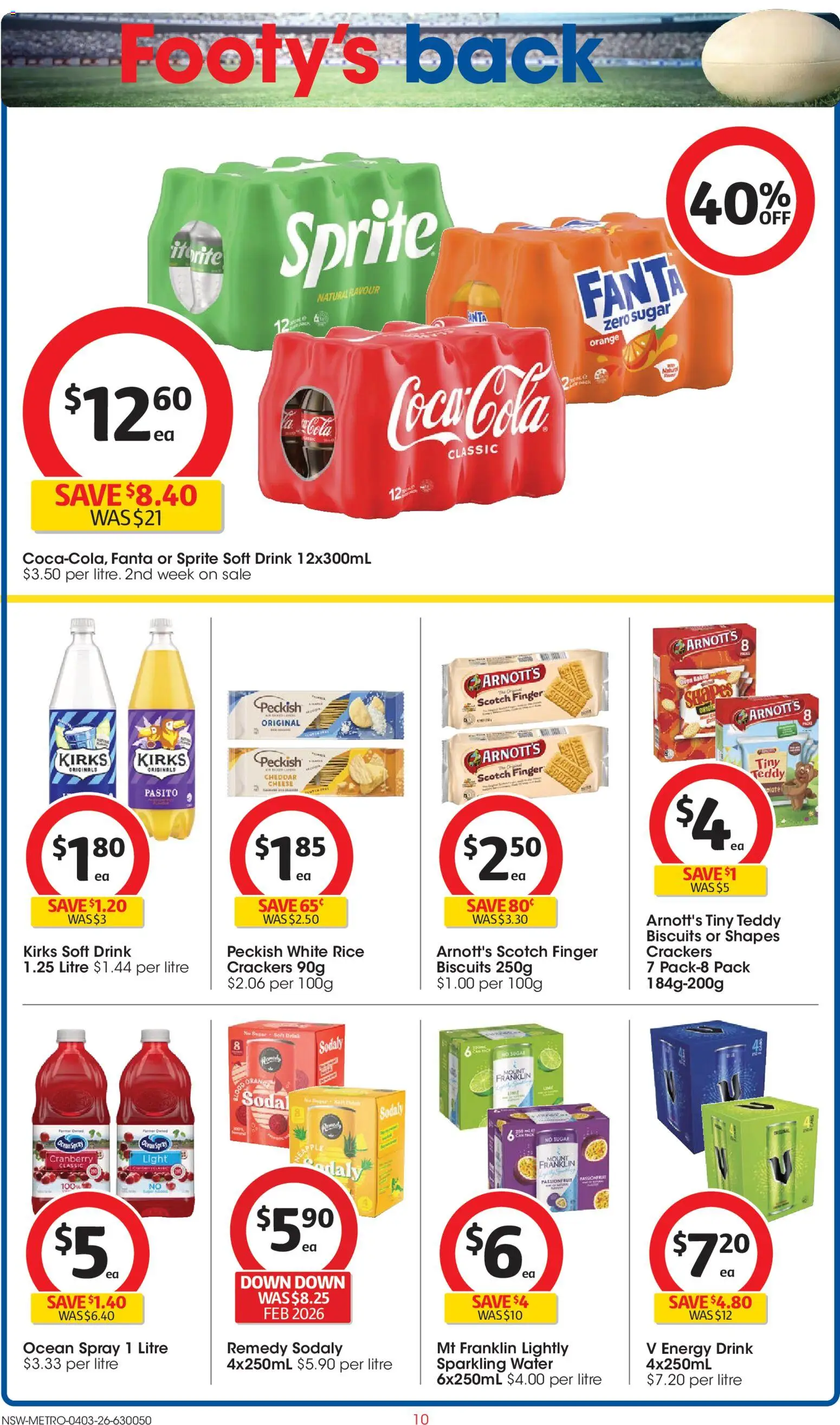 Coles catalogue  - page 10- valid from 04/03/2026