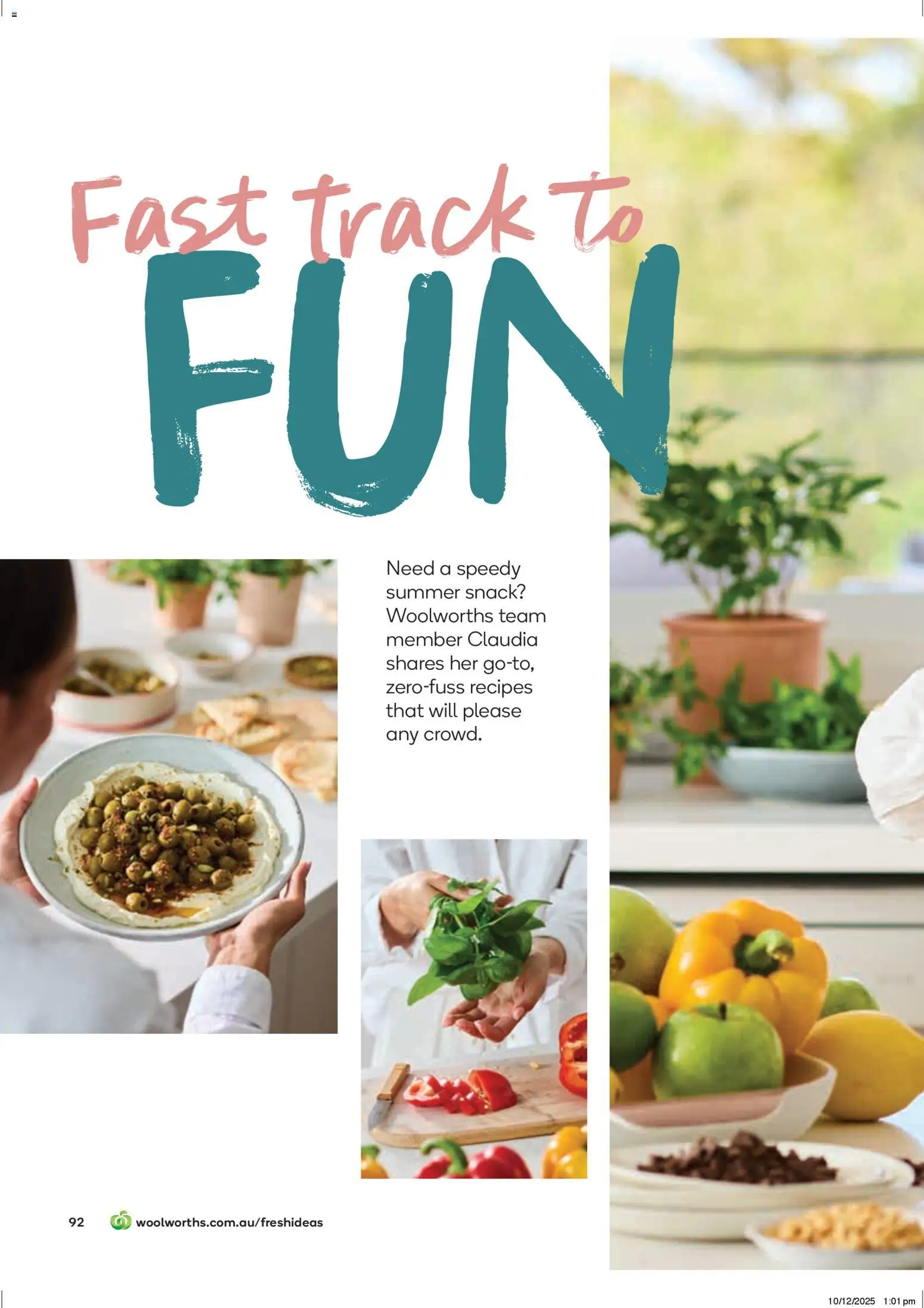 Woolworths Fresh Ideas Magazine - page 92- valid from 14/01/2026