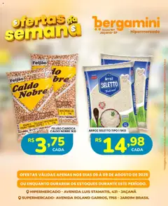 Pré-visualização Supermercado Bergamini - Ofertas da semana válida a partir de 06/08/2025