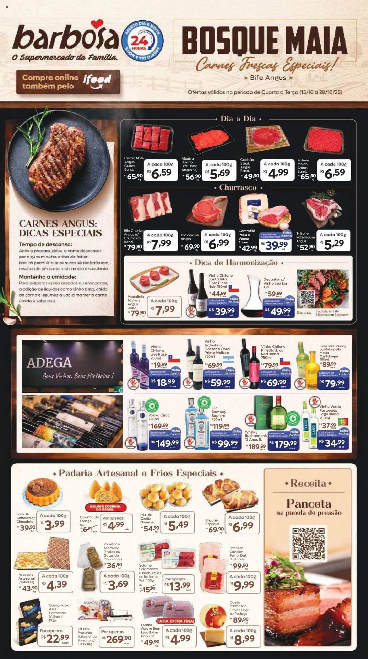 Barbosa Supermercados - Ofertas Loja Bosque Maia - página 1- válido a partir de 15/10/2025

