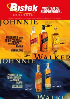Pré-visualização Bistek Supermercados - Ofertas Diageo válida a partir de 01/08/2025