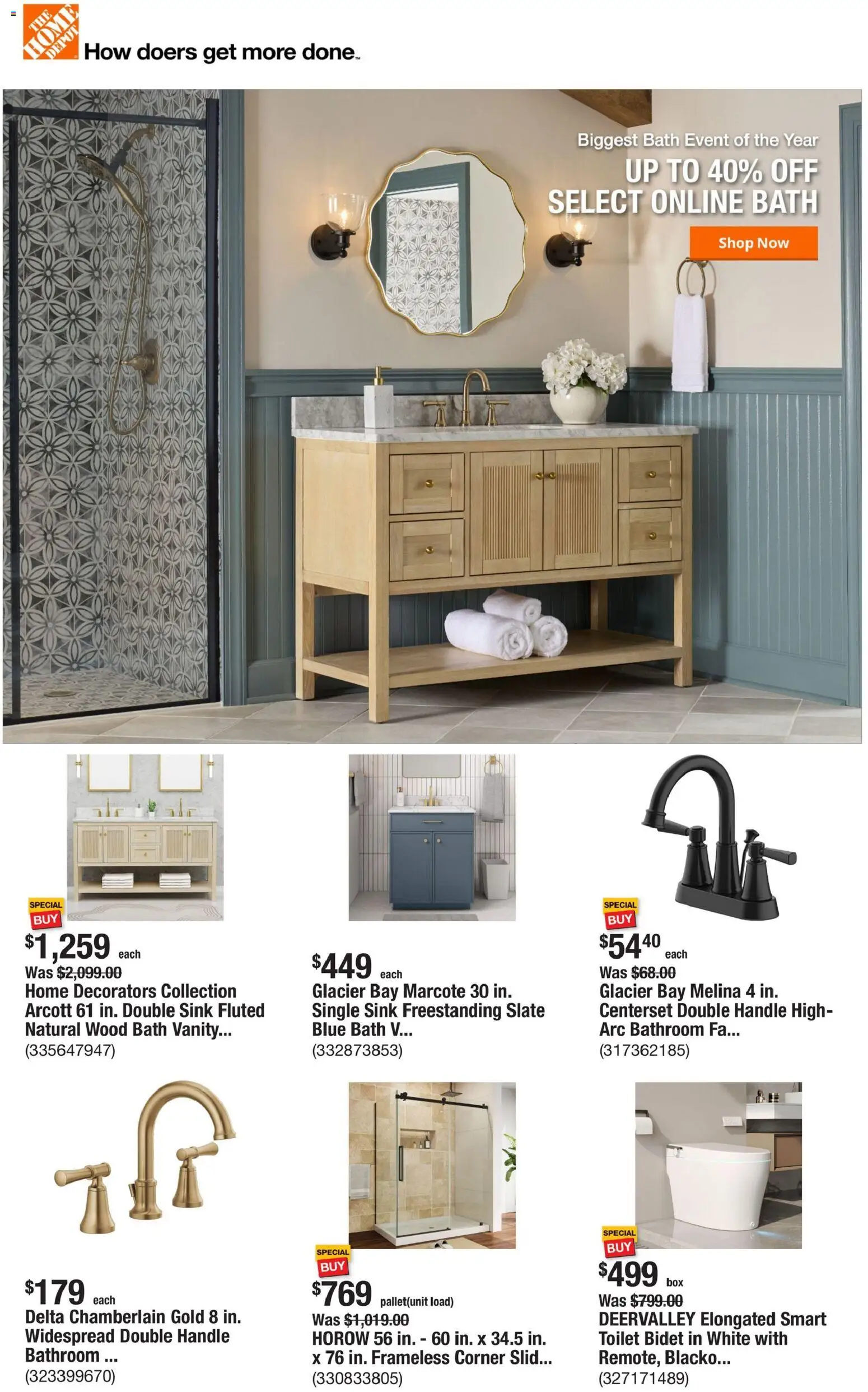 Home Depot Weekly Ad - AZ - page 1- valid from 03/05/2026
