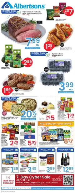 Preview Albertsons Weekly Ad valid from 01/14/2026