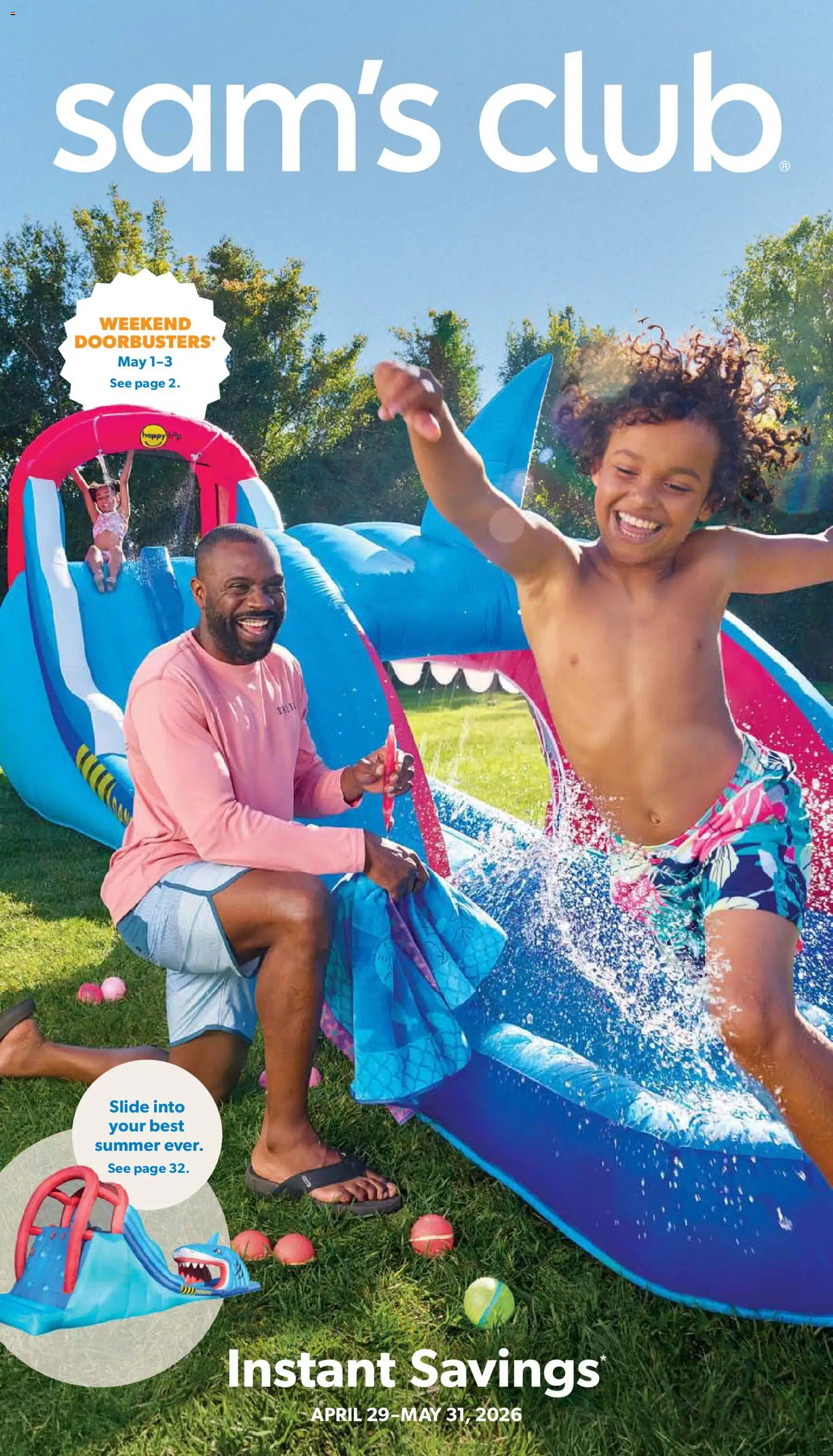 Sam's Club Weekly Ad - page 1- valid from 04/29/2026