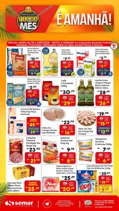 Pré-visualização Semar Supermercado - Ofertas Fecha Mês válida a partir de 30/01/2026
