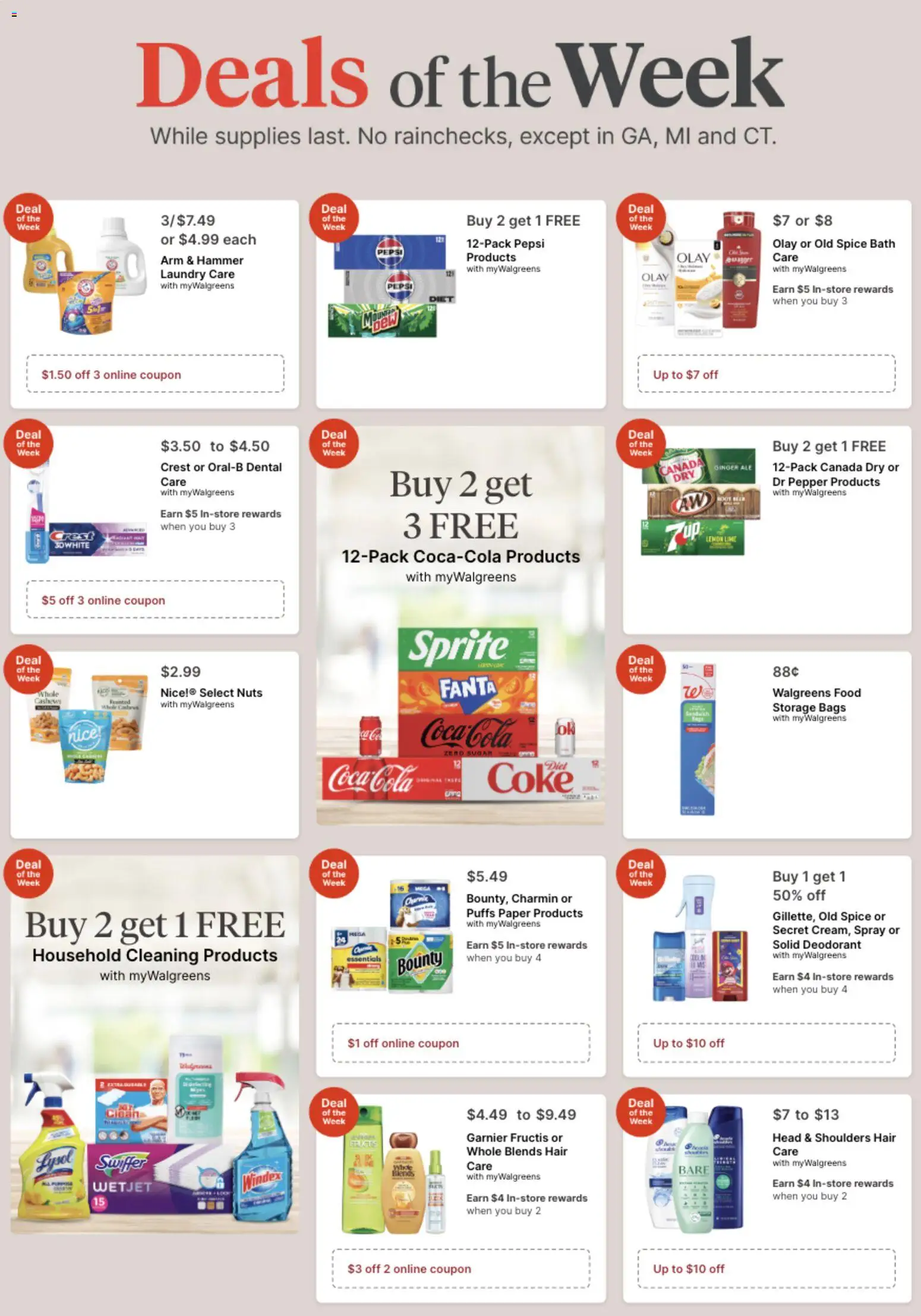Walgreens Weekly Ad - page 1- valid from 03/29/2026