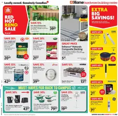 Preview Home Hardware weekly flyer / circulaire valid from Aug 14, 2025