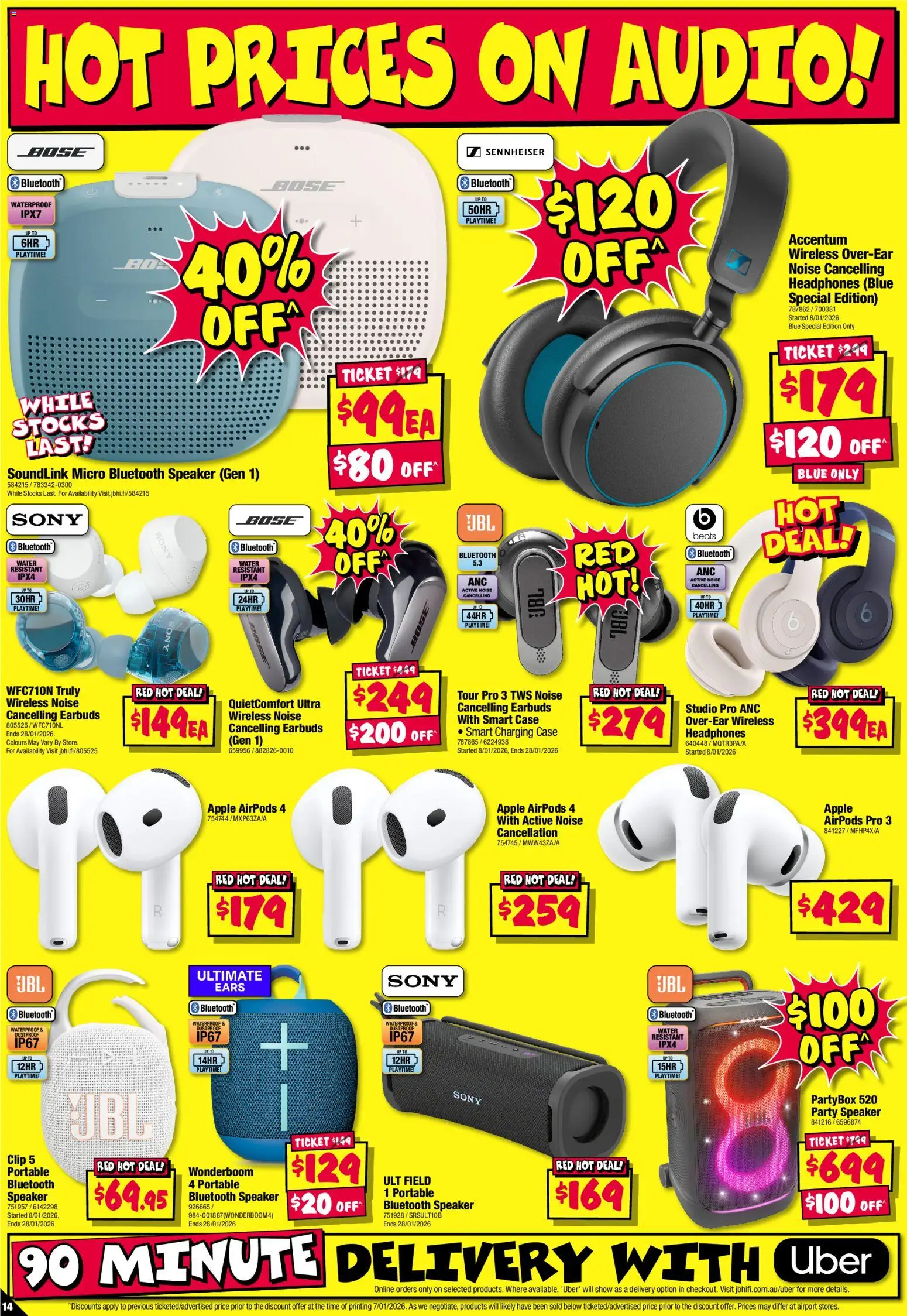 JB Hi-Fi Big Brand Sellout - page 14- valid from 15/01/2026