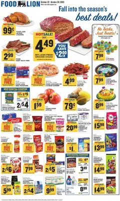 Preview Food Lion Weekly Ad valid from 10/22/2025
