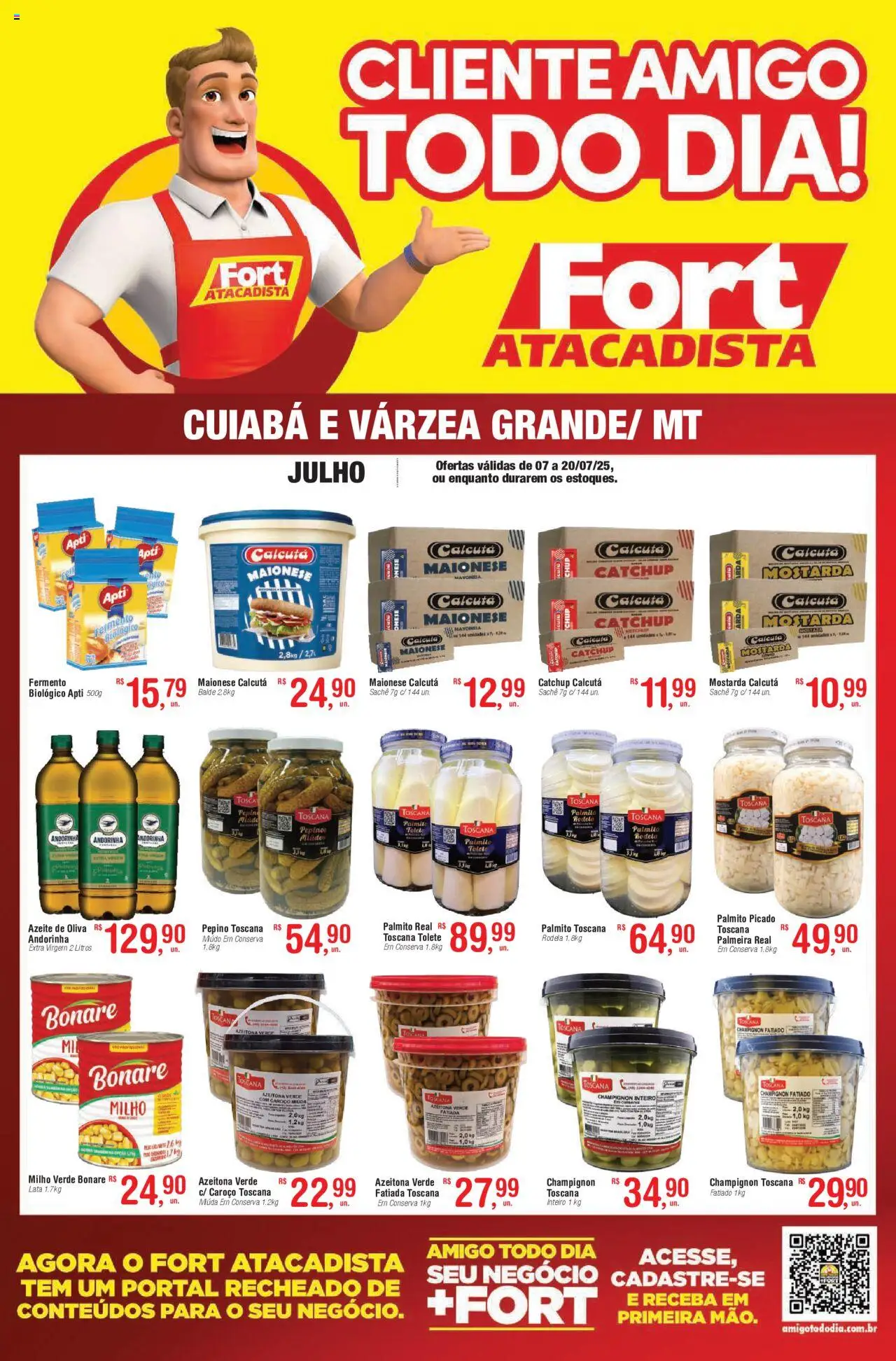 Fort Atacadista - Ofertas Food Service - página 1- válido a partir de 07/07/2025
