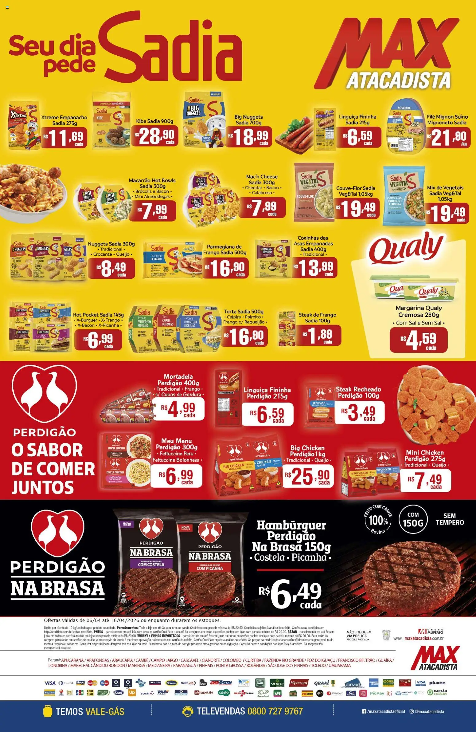 Max Atacadista ofertas BRF - página 1- válido a partir de 06/04/2026
