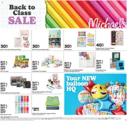 Preview Michaels Weekly Ad valid from 07/27/2025