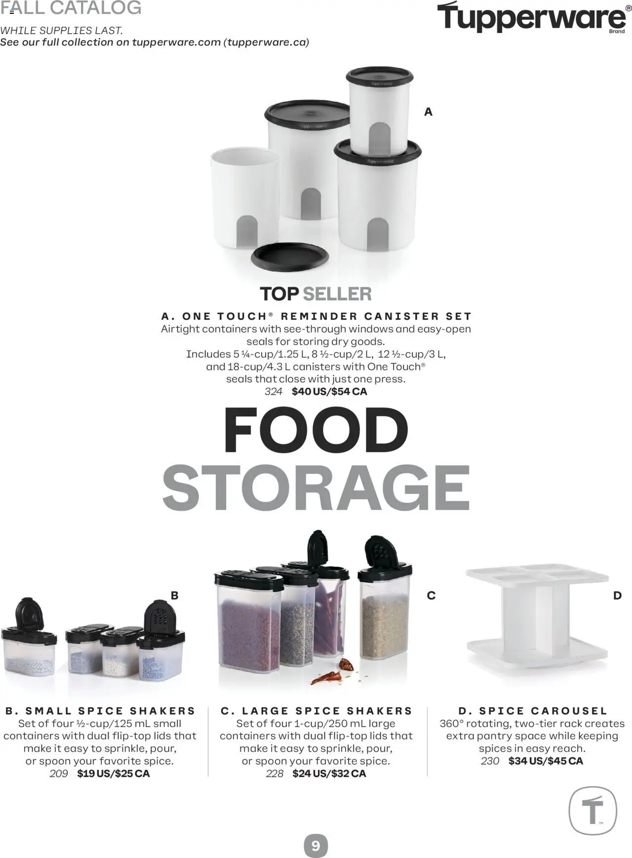 Tupperware - Fall 2025 Catalog - page 9- valid from Sep 1, 2025