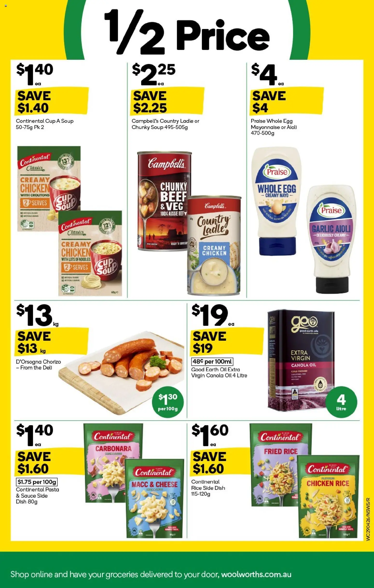 Woolworths catalogue  - page 5- valid from 29/04/2026