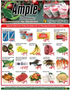 Preview Ample Food Market weekly flyer / circulaire valid from Dec 5, 2025