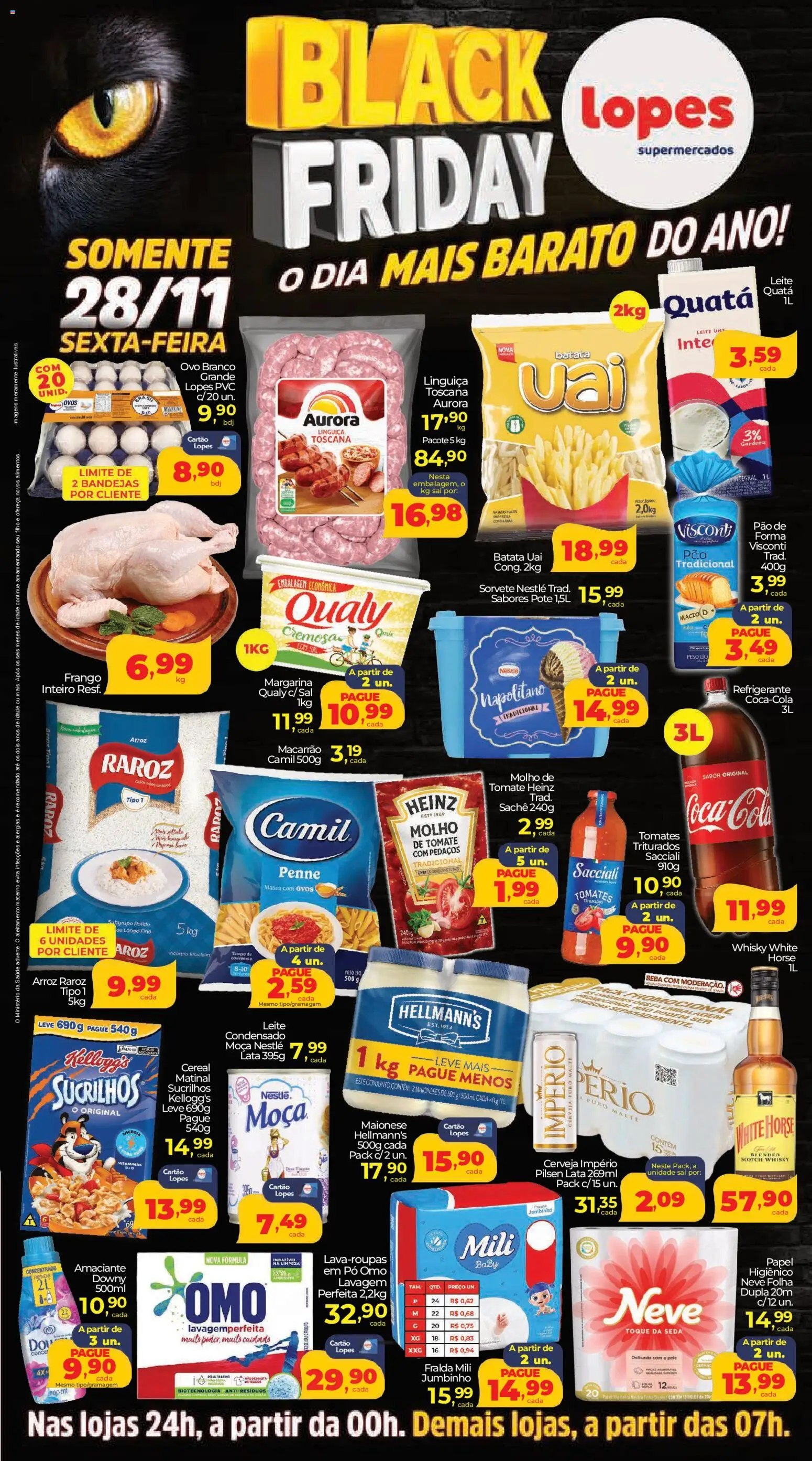 Lopes Supermercados Black Friday - página 1- válido a partir de 28/11/2025
