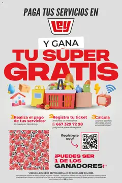Casa Ley - Folleto - Paga tus servicios y gana super gratis válido desde 08/09/2025