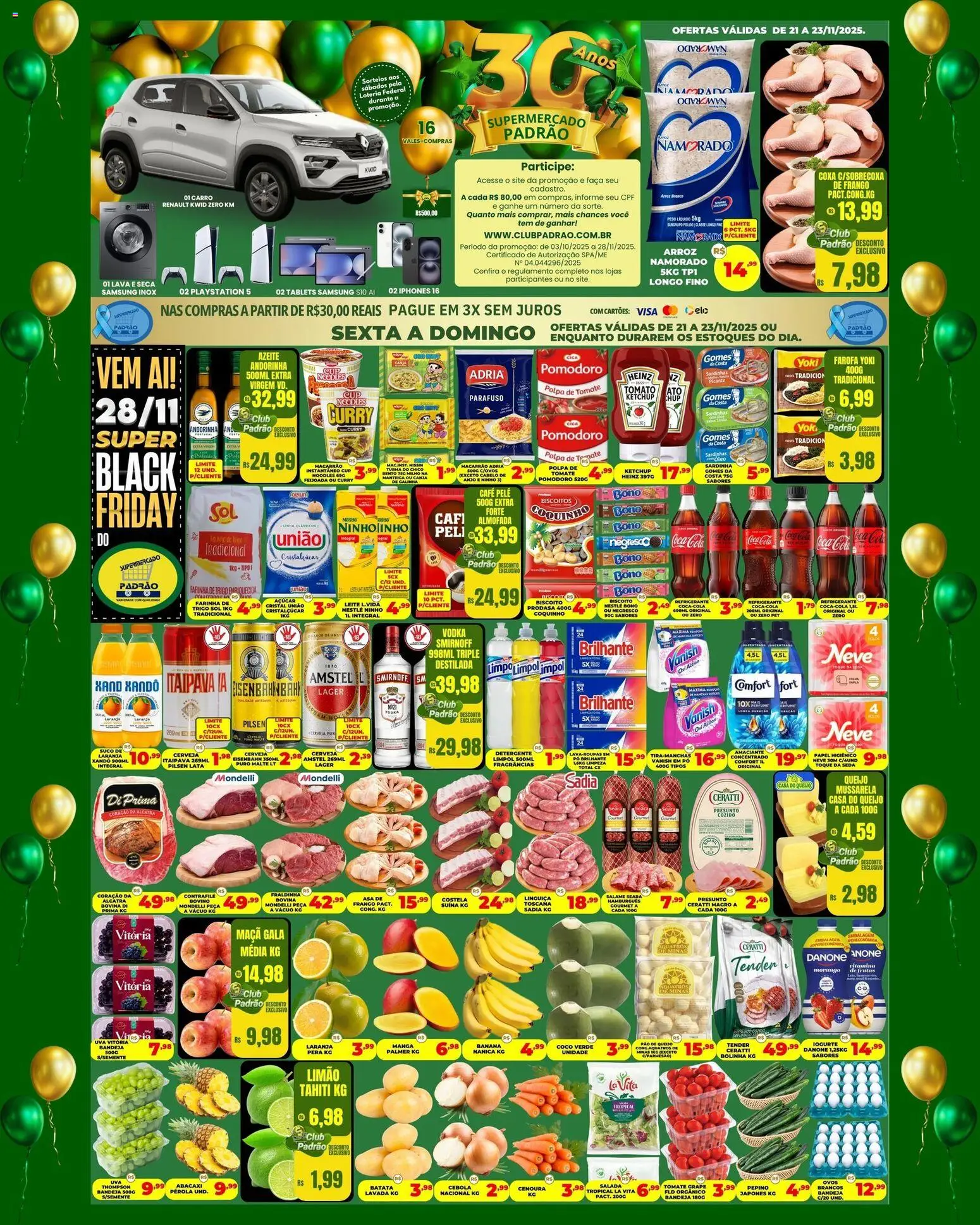 Supermercado Padrão Black Friday - página 1- válido a partir de 21/11/2025
