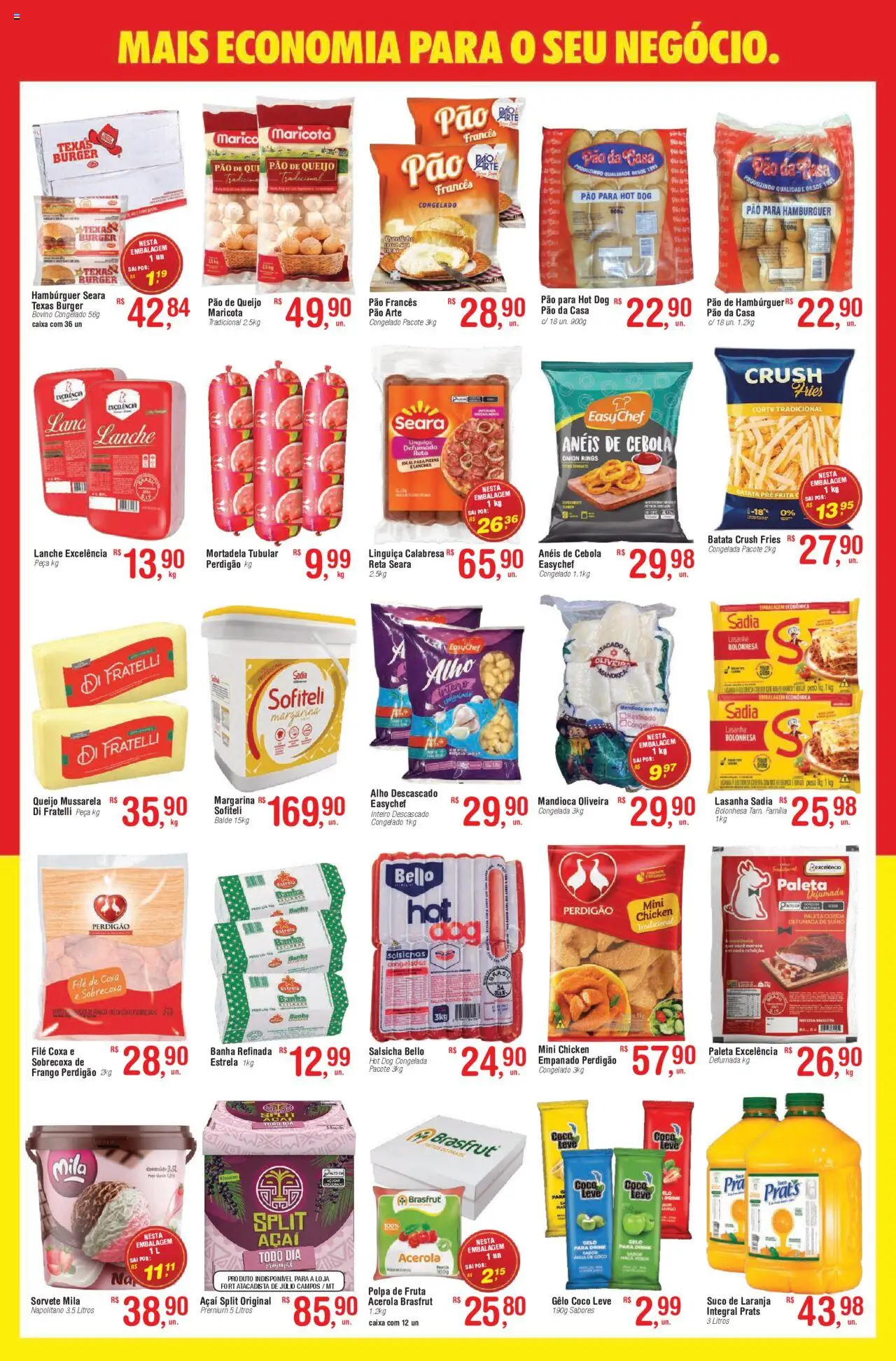 Fort Atacadista - Ofertas Food Service - página 3- válido a partir de 07/07/2025
