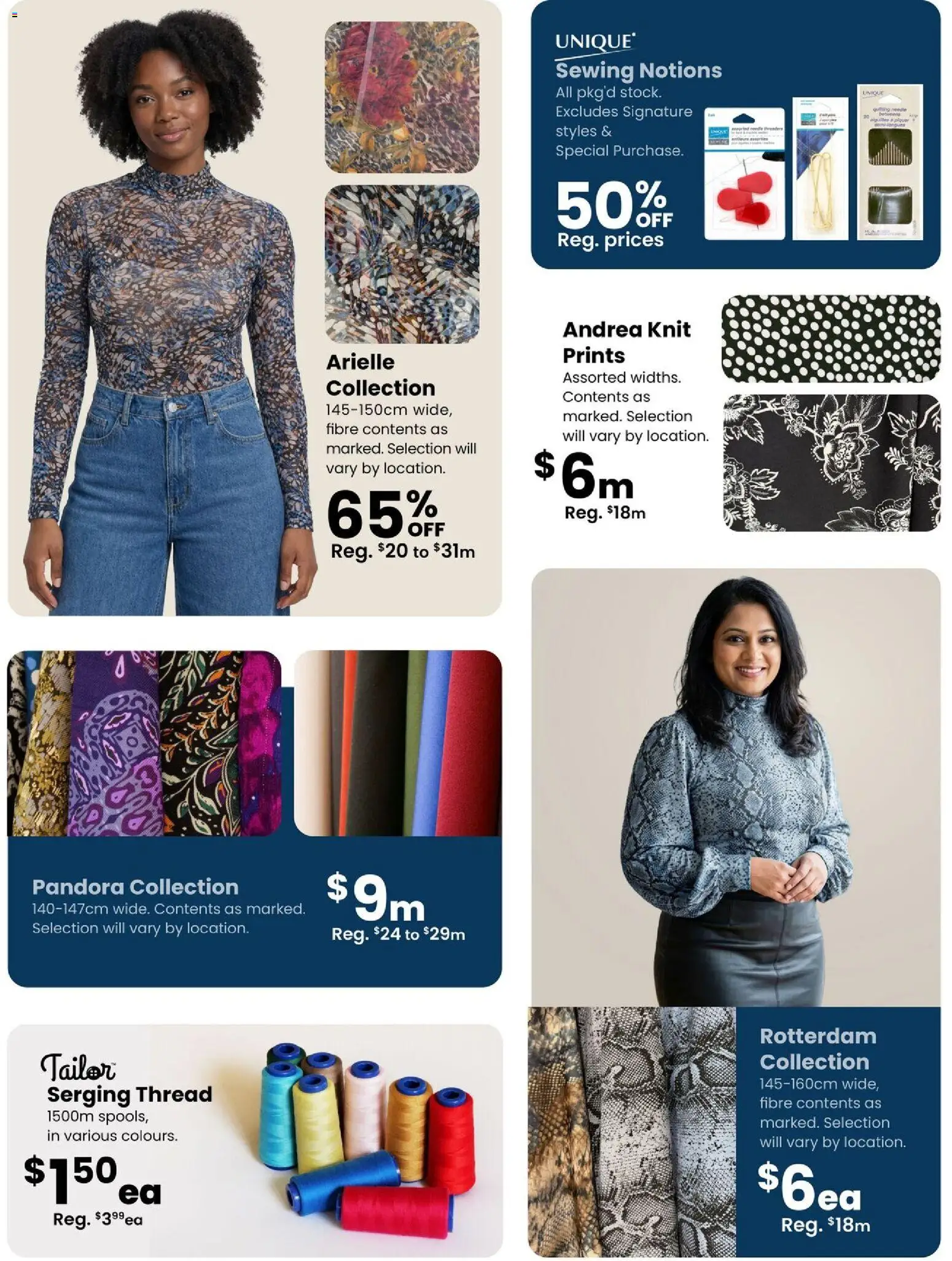 Fabricland weekly flyer / circulaire - page 5- valid from Jan 2, 2026