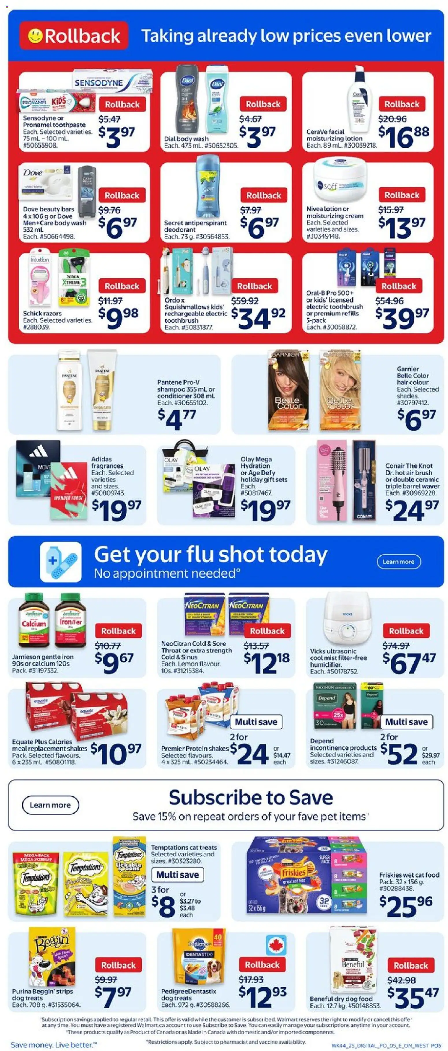 Walmart weekly flyer - page 6- valid from Nov 27, 2025