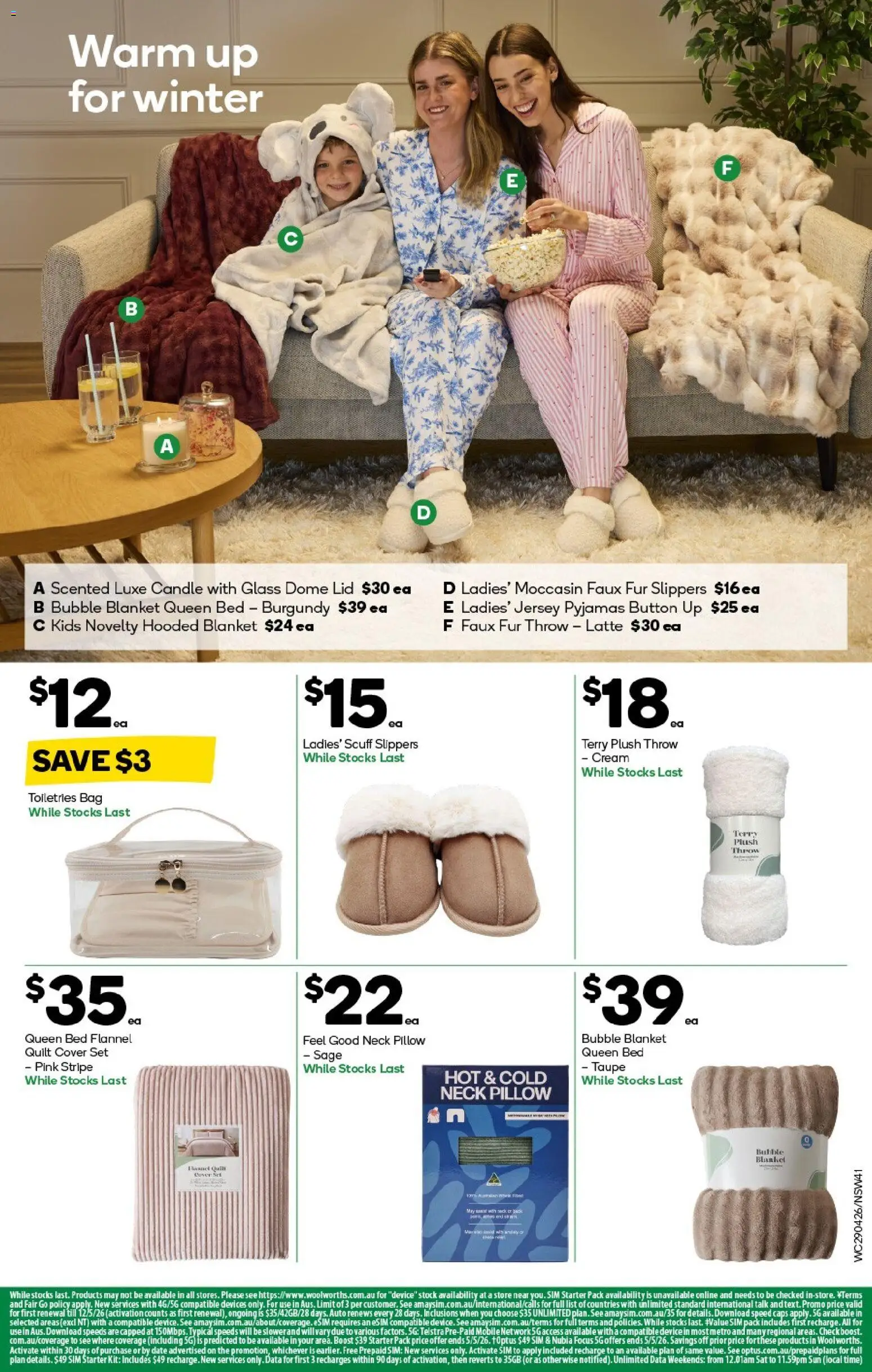 Woolworths catalogue  - page 41- valid from 29/04/2026