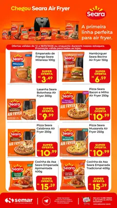 Pré-visualização Semar Supermercado - Ofertas Seara válida a partir de 12/01/2026