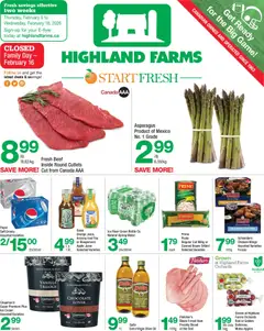 Preview Highland Farms weekly flyer / circulaire valid from Feb 5, 2026