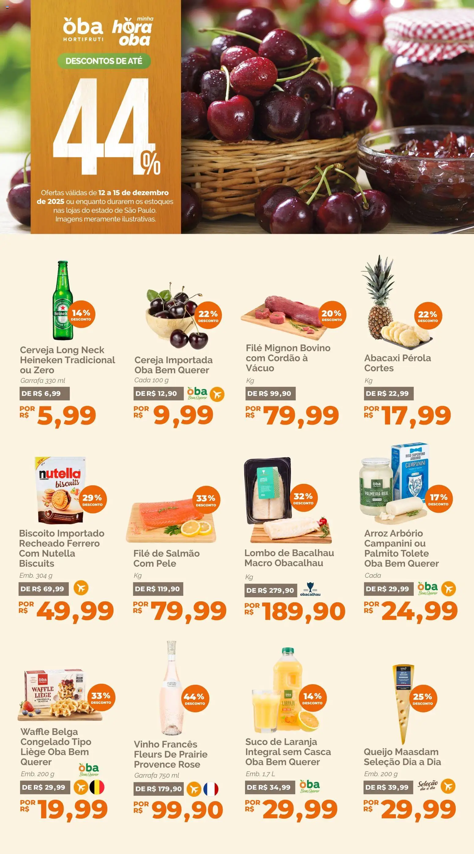 Oba Hortifruti - Ofertas da semana - página 1- válido a partir de 12/12/2025
