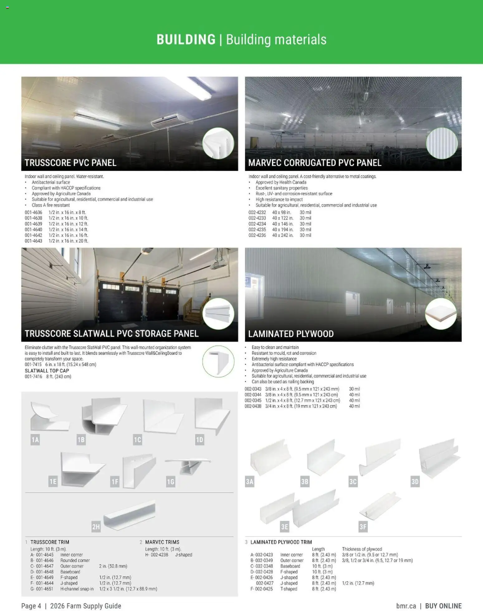 BMR - Agrizone - 2026 Farm Supply Guide - page 4- valid from Jan 9, 2026