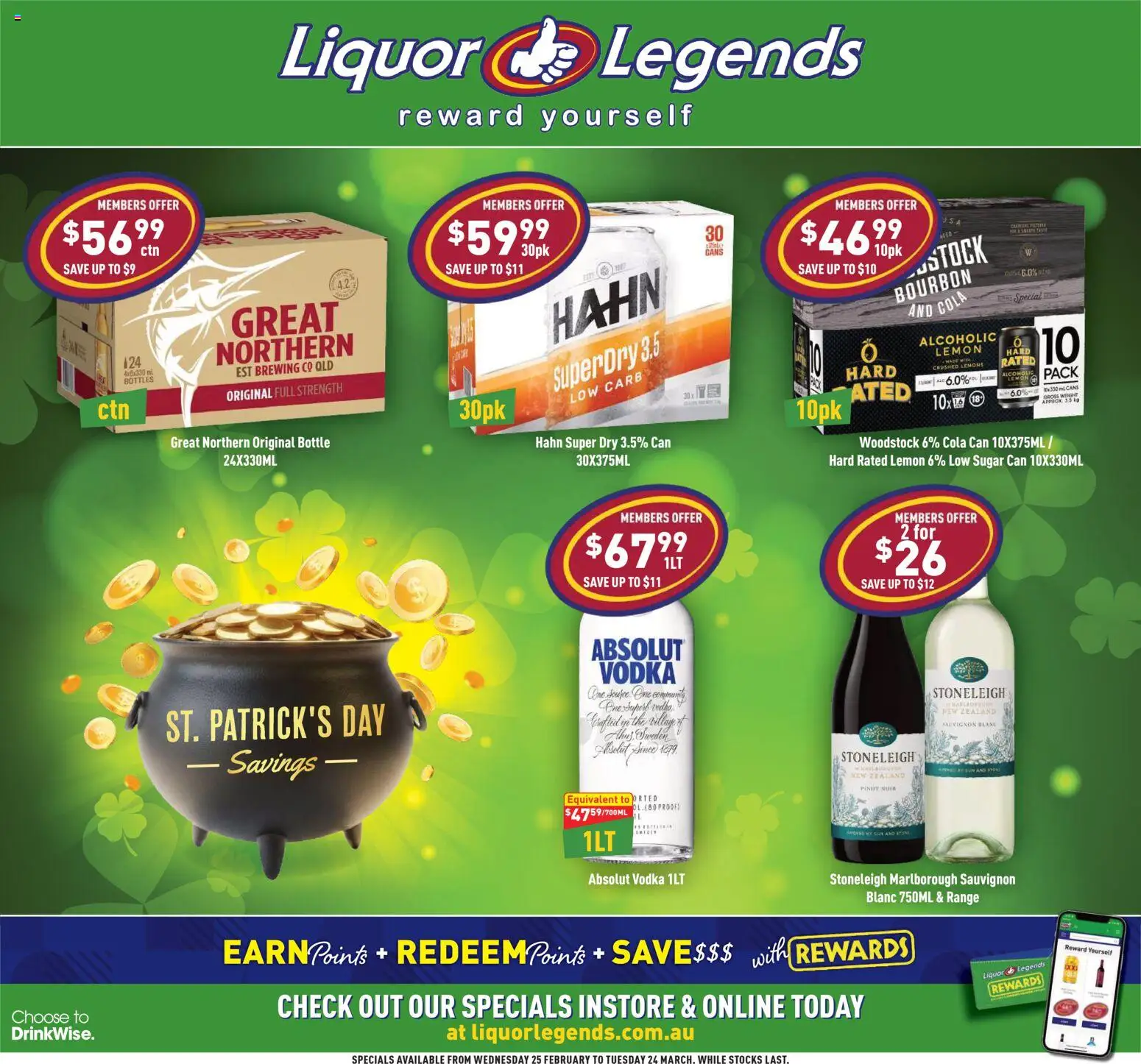 Liquor Legends Catalogue  - page 1- valid from 25/02/2026