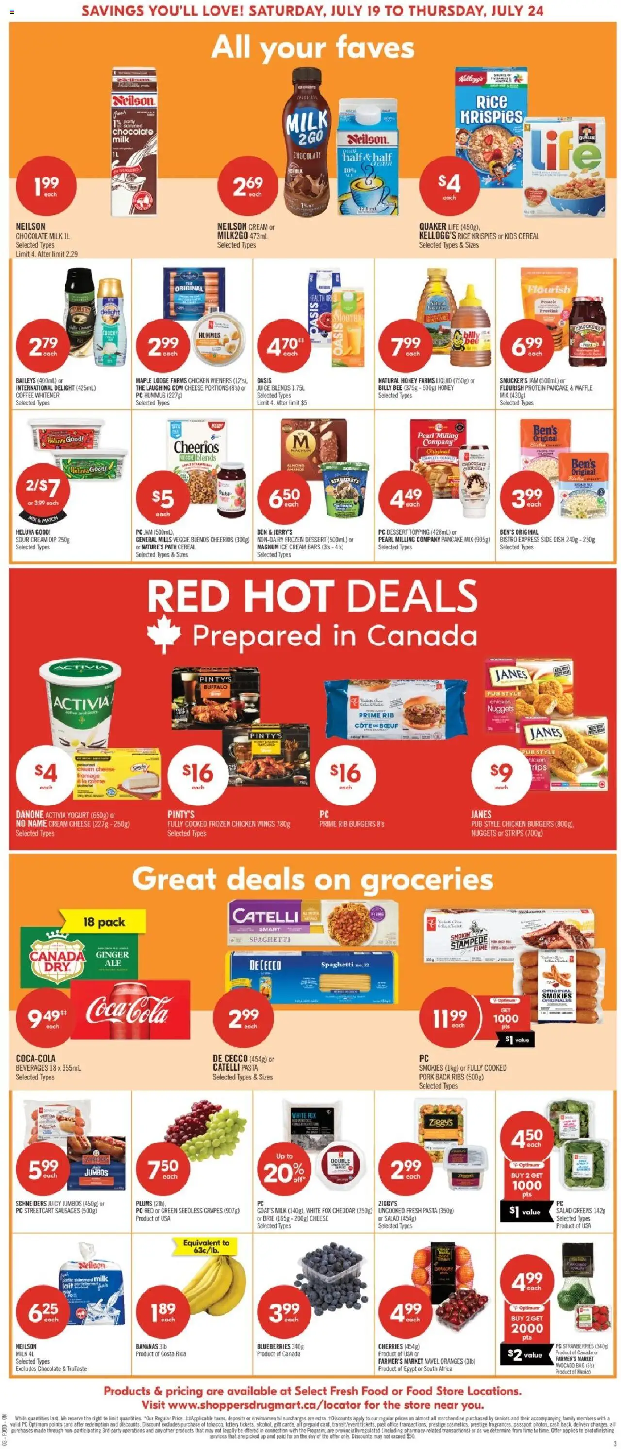 Shoppers weekly flyer / circulaire - page 5- valid from Jul 19, 2025