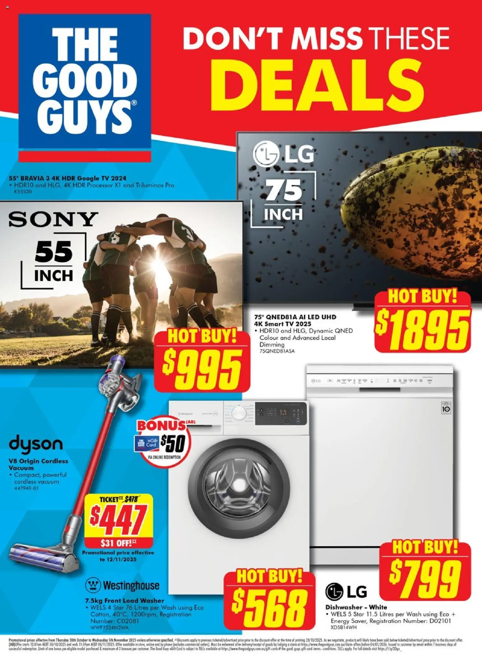 The Good Guys  Catalogue  - page 1- valid from 29/10/2025