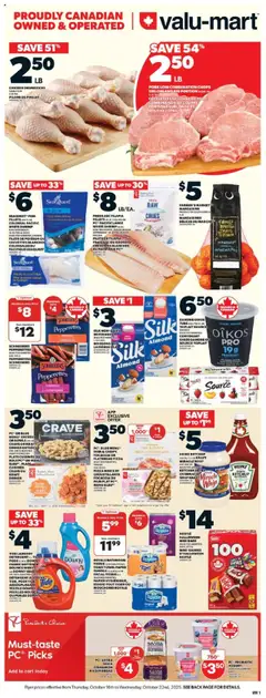 Preview Valu Mart weekly flyer valid from Oct 16, 2025