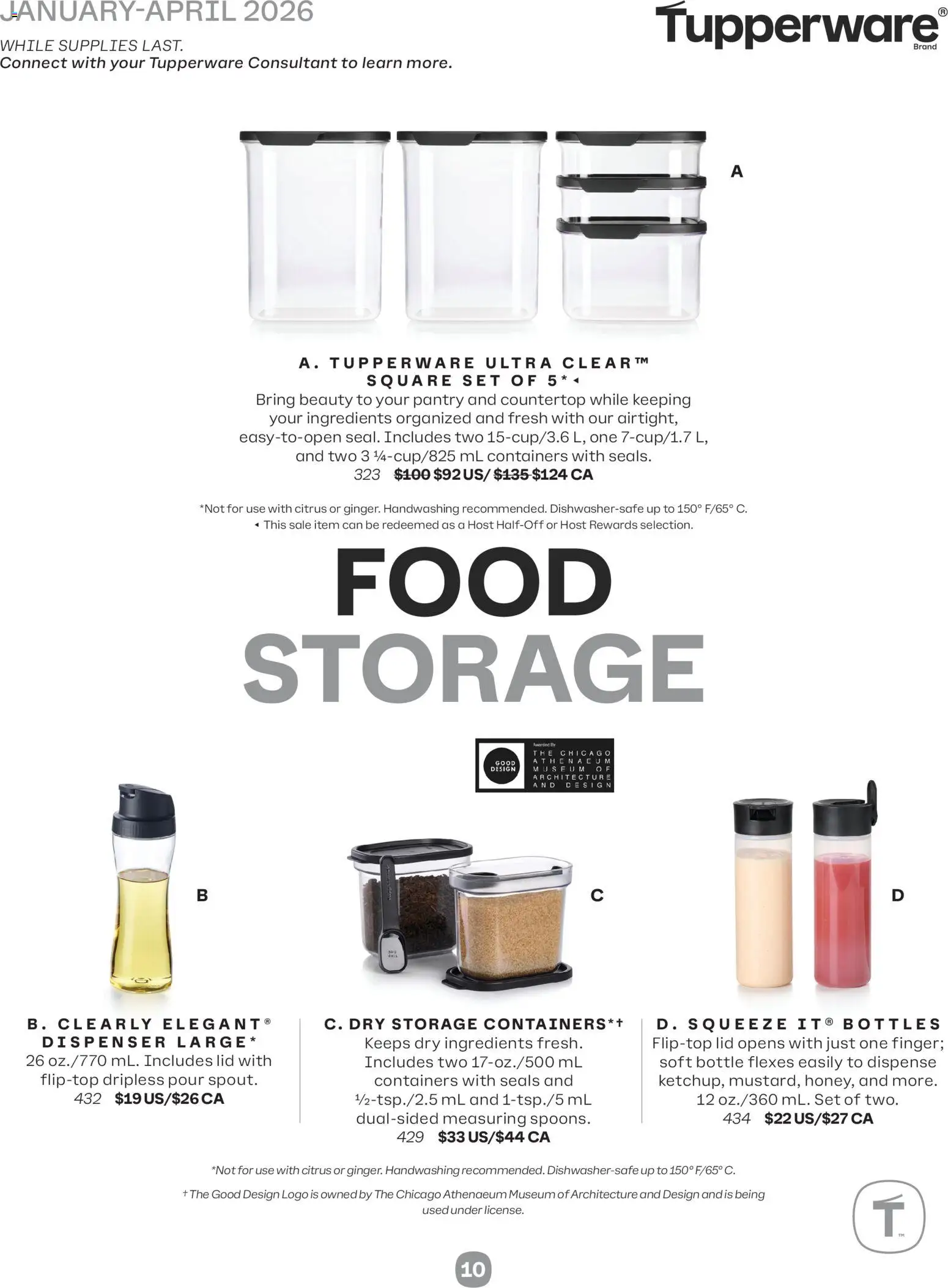 Tupperware flyer - page 10- valid from Jan 1, 2026