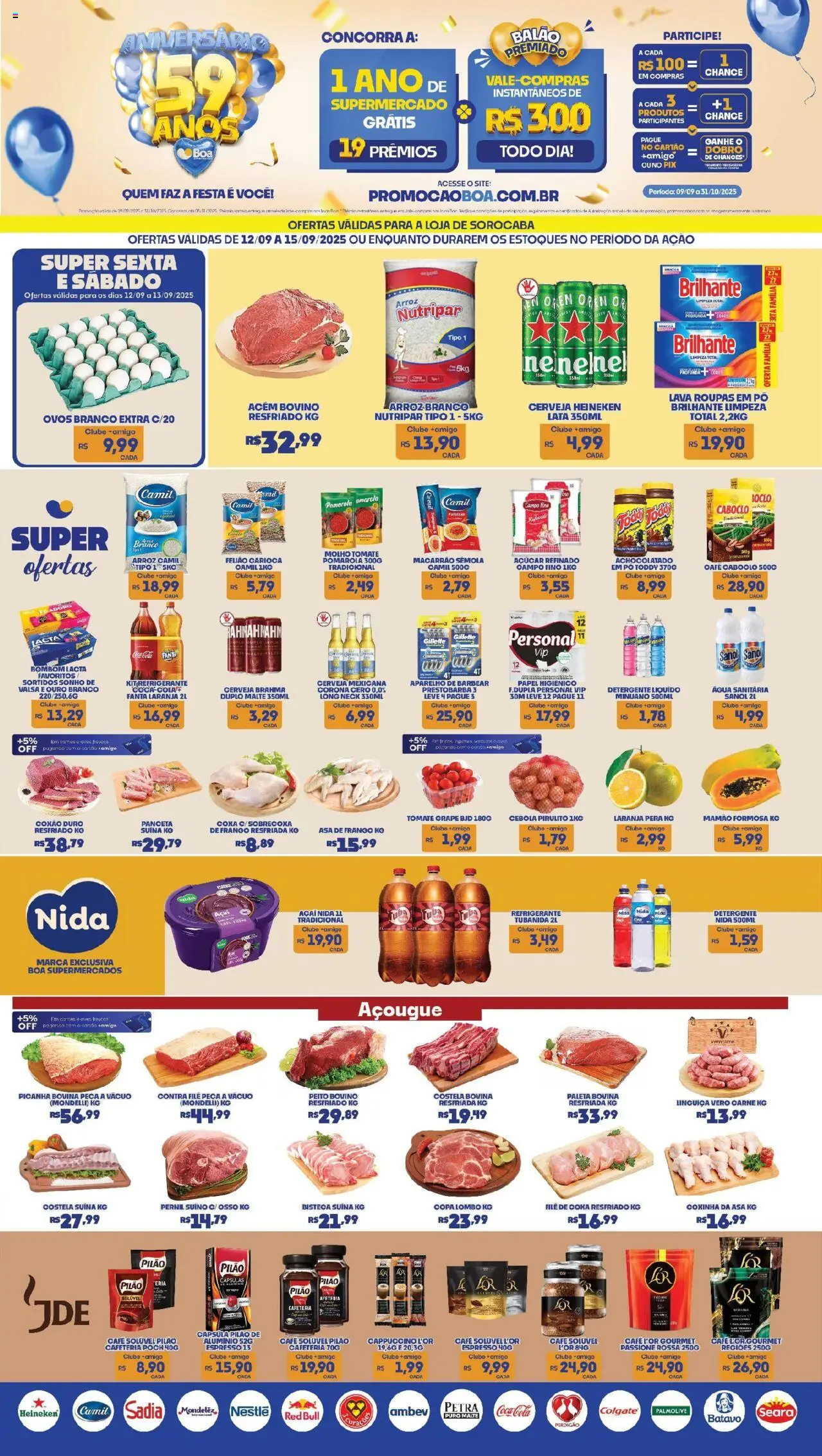 Boa Supermercados - Ofertas da semana - página 1- válido a partir de 12/09/2025
