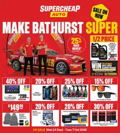Supercheap Auto catalogue preview - valid from 24/09/2025