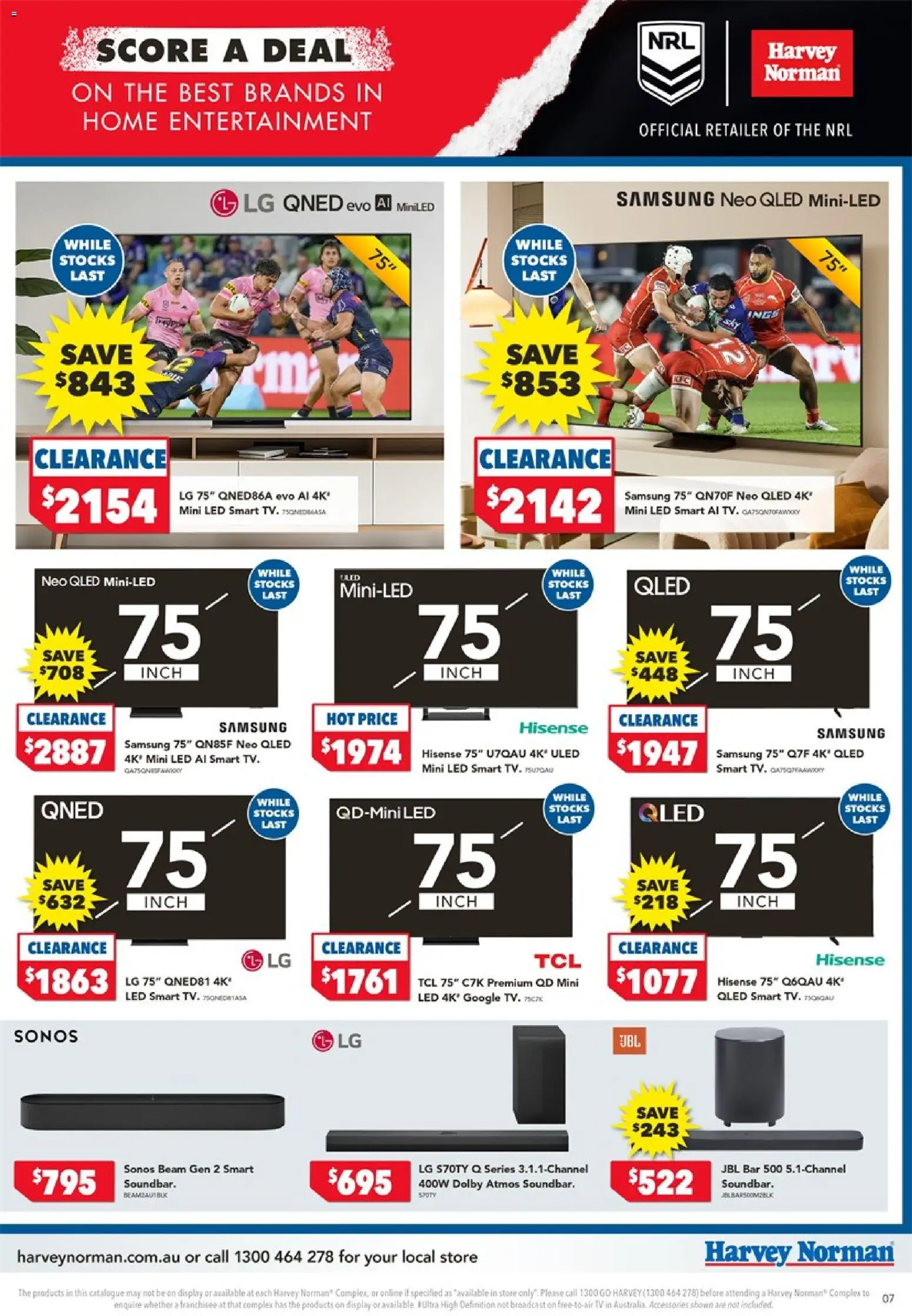 Harvey Norman Catalogue  - page 7- valid from 26/02/2026