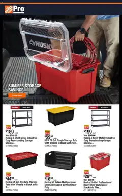Preview Home Depot Shop Pro Ad - FL valid from 07/28/2025