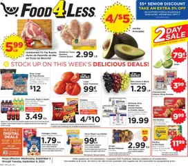 Preview Food 4 Less Weekly Ad valid from 09/03/2025