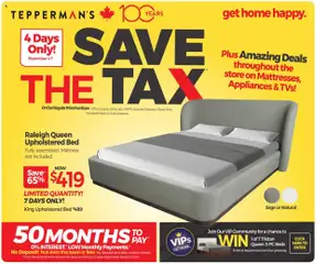 Preview Tepperman's weekly flyer / circulaire valid from Sep 4, 2025