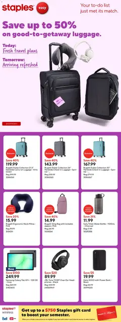 Preview Staples weekly flyer / circulaire valid from Jan 23, 2026