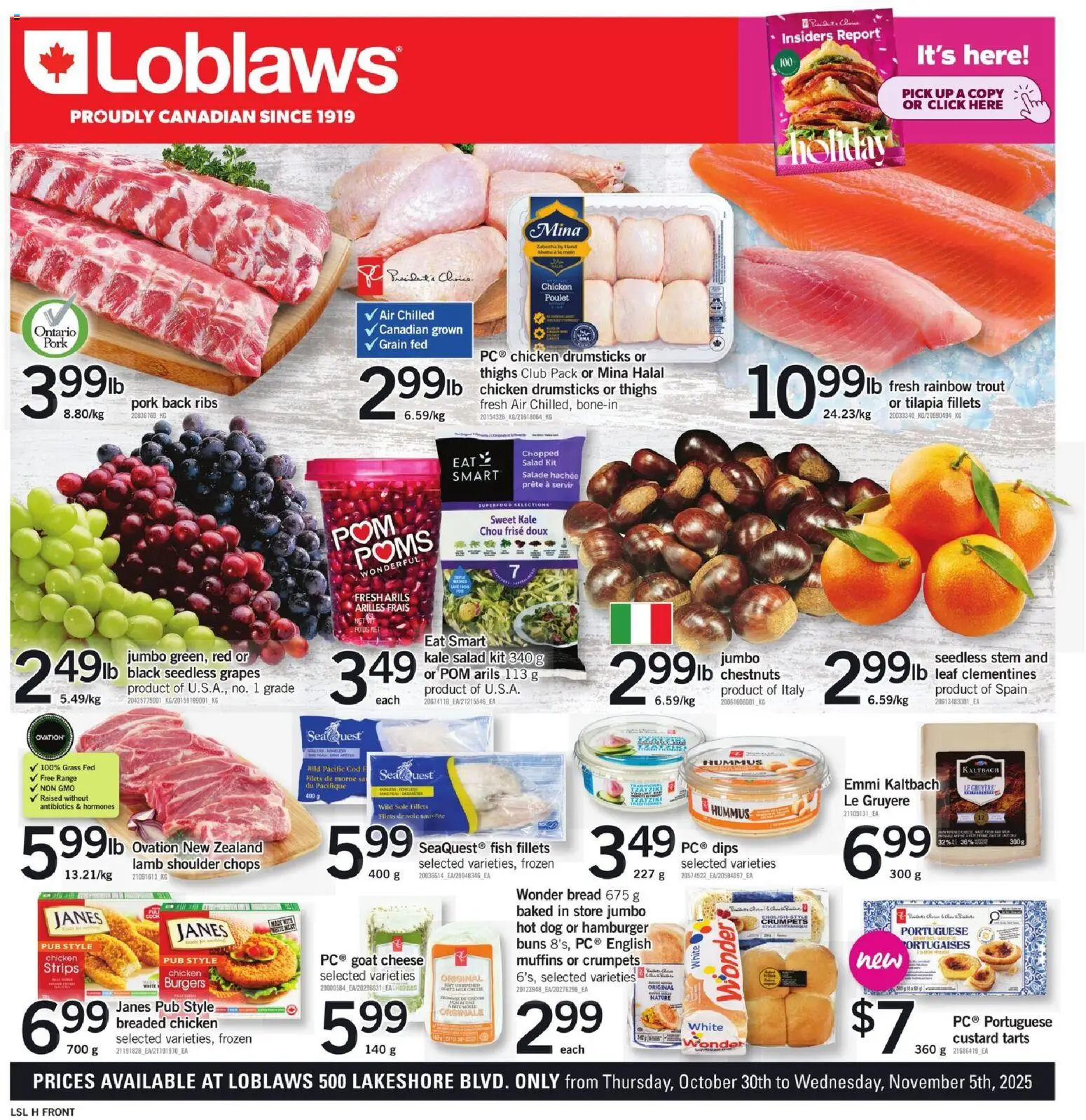 Loblaws flyer - ON - page 1- valid from Oct 30, 2025