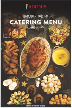 Preview Adonis - Catering Menu valid from Feb 12, 2026