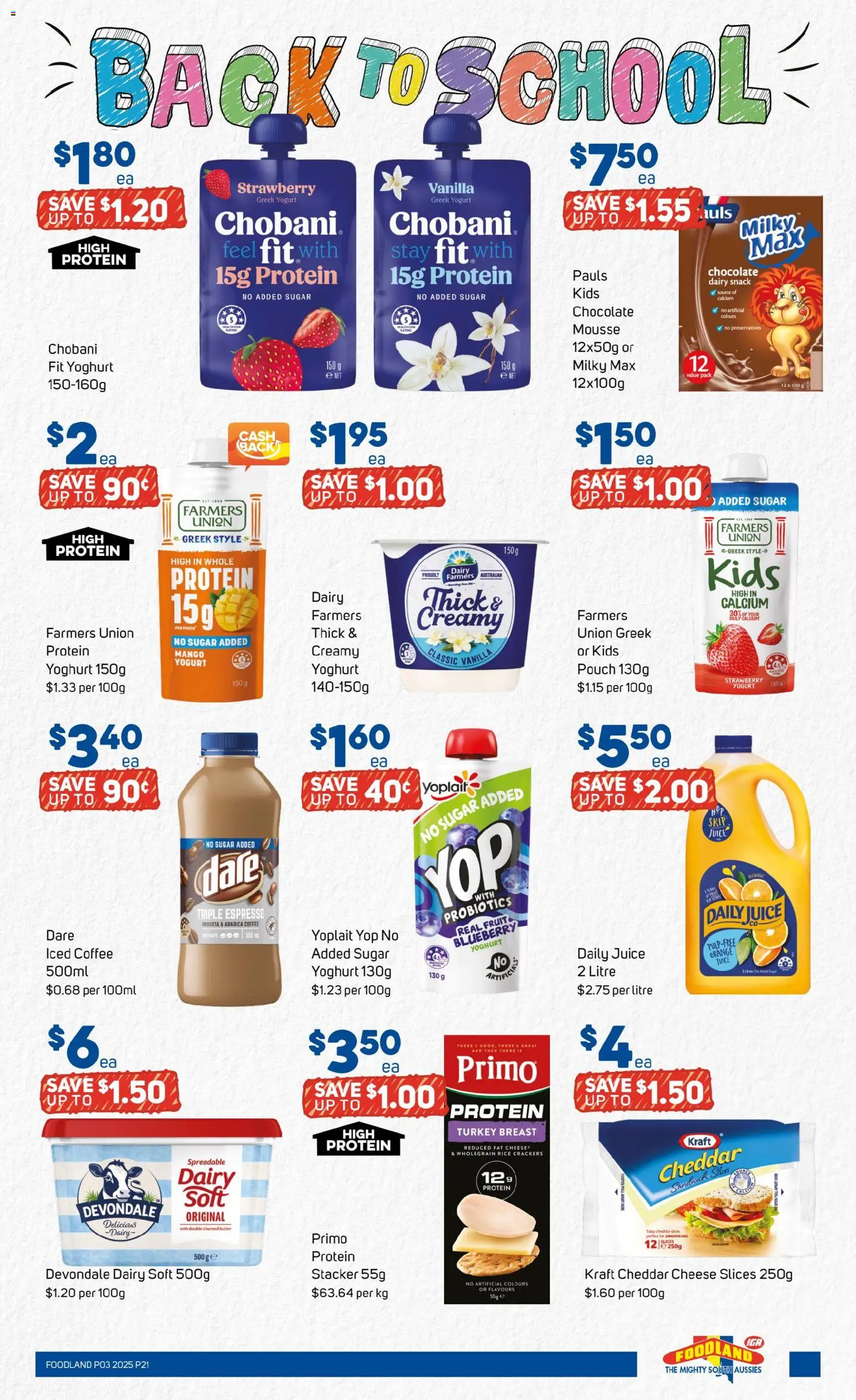Foodland  Catalogue  - page 21- valid from 14/01/2026