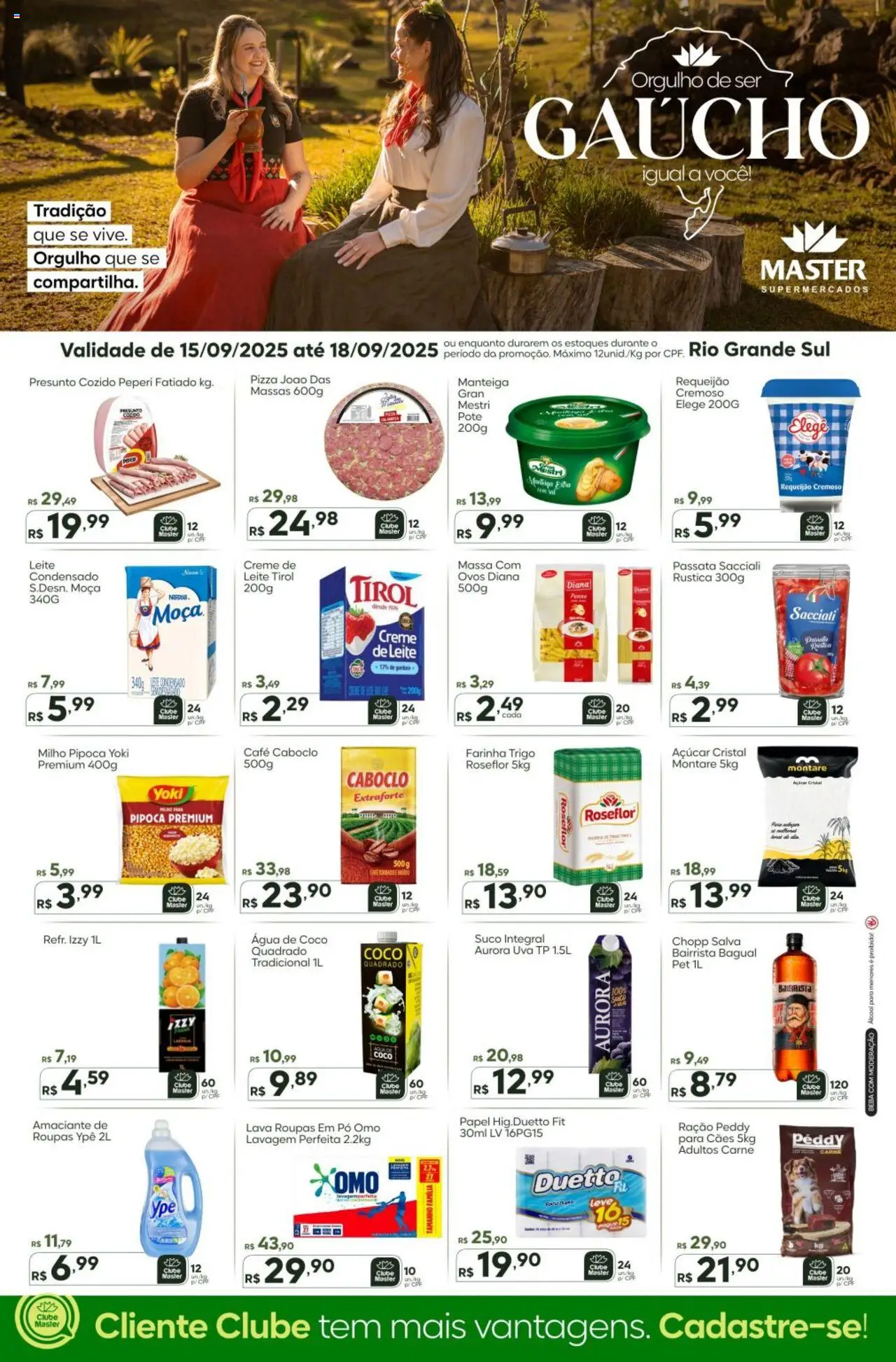 Master - Ofertas da semana - página 1- válido a partir de 15/09/2025
